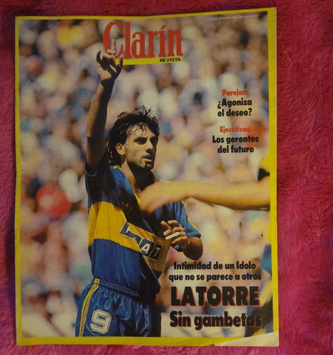 Clarín Revista Mayo 1991 Gyula Kosice Diego Latorre Yuppies