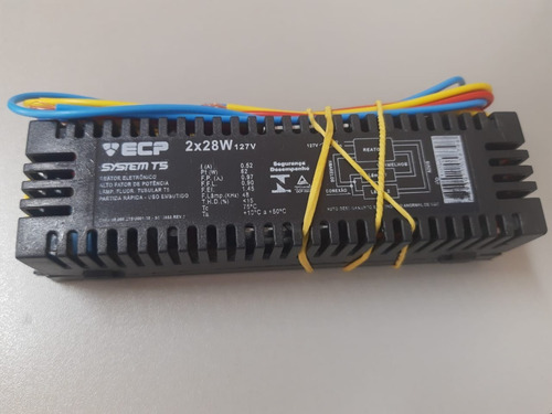 Reator Eletrônico T5 2 X 28 X 127v Ecp Ref.f107345c