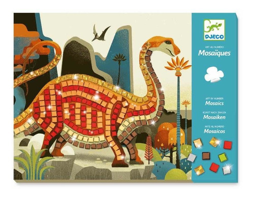 Mosaicos Djeco Dinosaurios Niños Manualidades Cadaques Kids