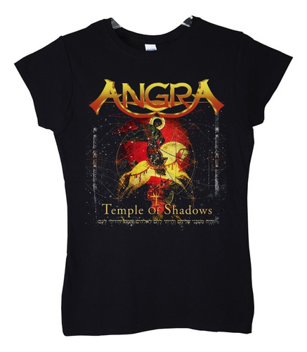 Polera Mujer Angra Temple Of Shadows Album Metal Abominatron