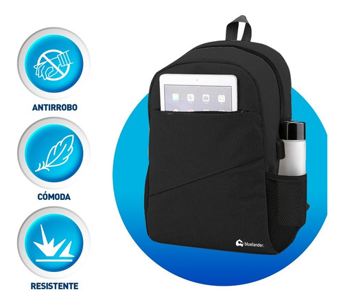 5 Sets Mochila Para Laptop Con Mochila Cruzada Y Lapicera