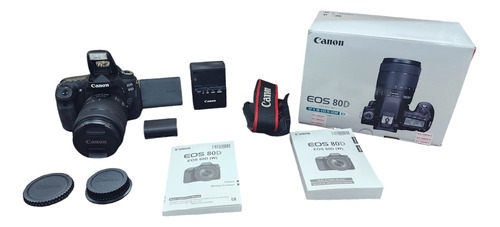 Camara Digital Canon Eos 80d Dslr Lente Efs 18-135mm