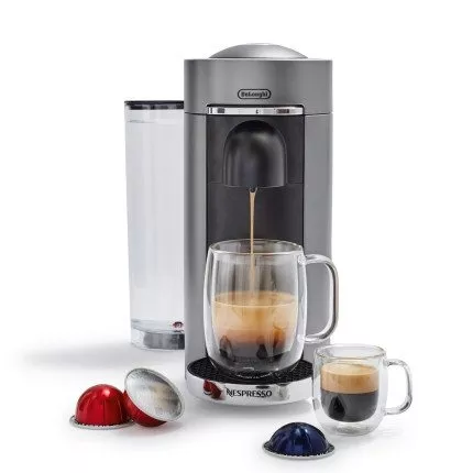 Nespresso – Cafetera DeLonghi VertuoPlus Deluxe y máquina de