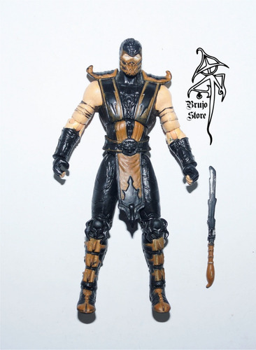 Figura Videojuego Mortal Kombat Scorpion D10cm Brujostore