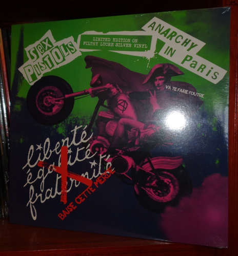 Sex Pistols - Anarchy In Paris Vinilo Nuevo Cerrado Europeo