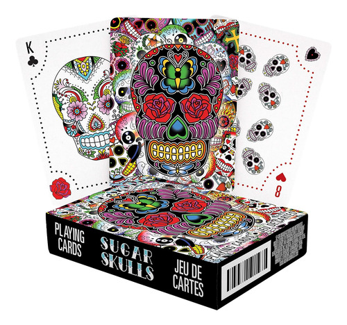 Juego De Cartas Aquarius Sugar Skulls, Con Tematica De Su...
