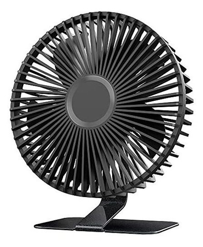 Imagen 1 de 6 de Ventilador De Escritorio Xasla Ajuste 90 Grados Negro