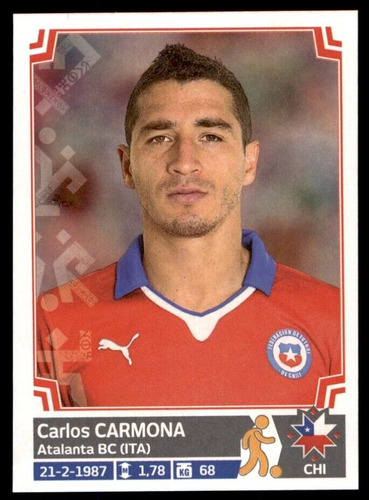 Lámina Album Copa America Chile 2015 Carlos Carmon Reciclado