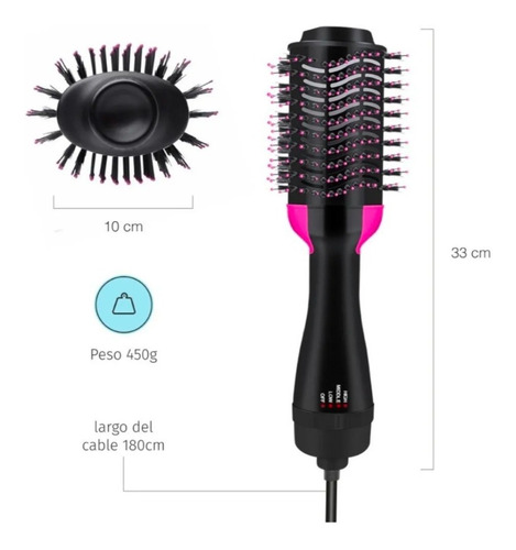 Imagen 4 de 10 de Secador Y Voluminizador De Pelo Revlon Rvdr5222la2a Premium