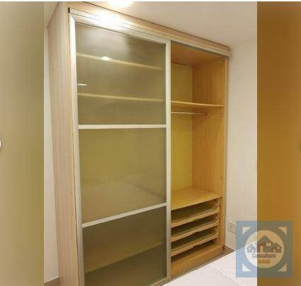 Imagem 10 de 22 de Flat Com 1 Dormitório À Venda, 76 M² Por R$ 371.000,00 - Gonzaga - Santos/sp - Fl0057