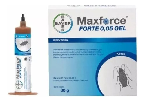 Pack 4 Maxforce Forte Gel Bayer Jeringa 30gr Mata Cucarachas