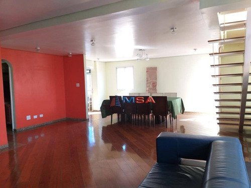 Cobertura Triplex À Venda Na Barra Funda, Com 4 Dormitórios, Terraço Com Churrasqueira E Jacuzzi, Com 4 Vagas De Garagem - Co0392
