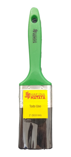 Brocha Cebra Verde 2 Pulgada Todo Uso Hakuna Matata