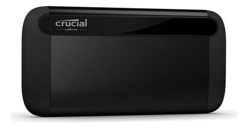 SSD externo Crucial X8 USB-C L de 4 Tb: 1050 Mb/s CT4000x8SSD9, color negro