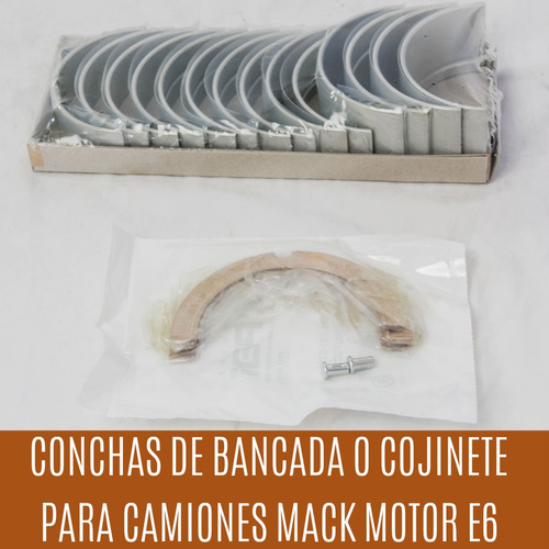 Concha Bancada Mack E6 2v 4v Valvulas 2 4 Conchas