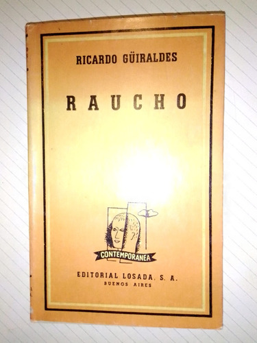 Libro Raucho Ricardo Güiraldes