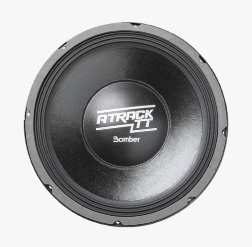 Alto Fanlante Woofer Profiss Atrack Tt 12  2 Ohms 2000 W Rms Cor Preto