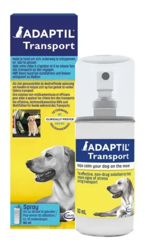 Adaptil Spray Feromonas 60ml Anti Estrés Calma Relaja Perro
