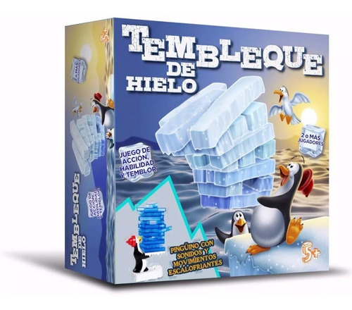 Tembleque De Hielo Pinguino Juego Con Sonido Y Movimiento 