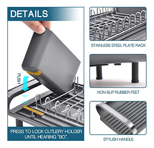 Escurridor De Platos Extensible Toolf, Escurridor De Platos