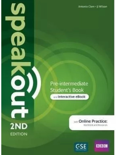 Speakout Pre-intermediate Student's Book 2ed W/online Practi, De Antonie Clare. Editorial Pearson, Tapa Blanda, Edición Second Edition En Inglés