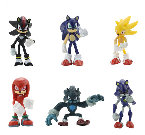 Classic Sonic, Metal Sonic Super Sonic Figuras De Acción