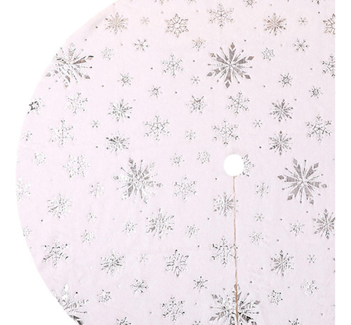 \ Falda De Árbol De Navidad, Cubierta De Falda De 90cm Plata