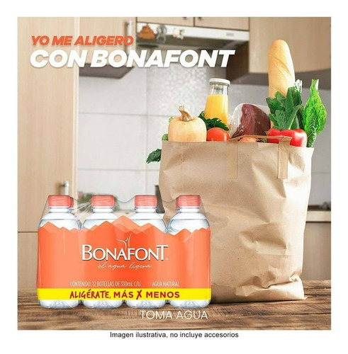 Agua Bonafont Mini De 12 Packs De 330 M C/u