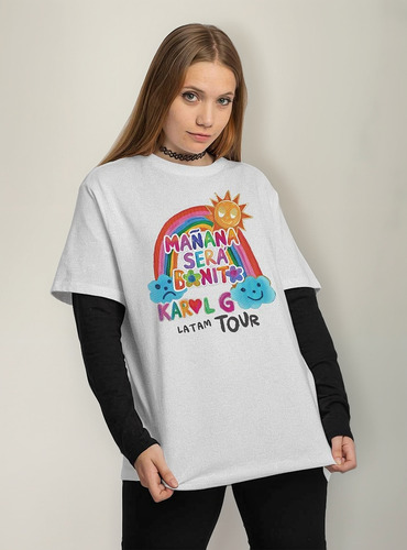 Karol G Mañana Será Bonito Tour 939 Polera Estampada Dtf