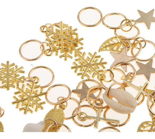 50pcs Anillo Bucle Para Cabello Accesorios Para Hip Hop