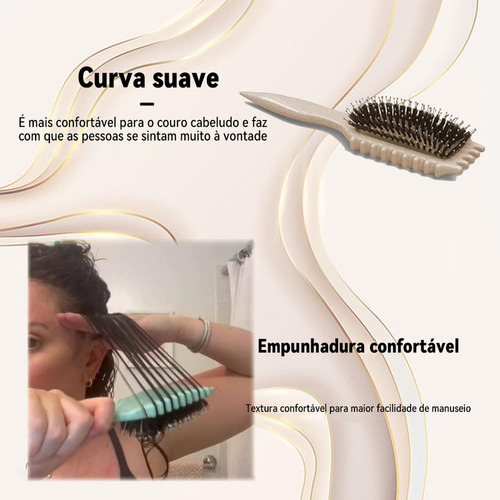 4pcs Escova De Estilo Cabeleireiro Define Escova De Cachos