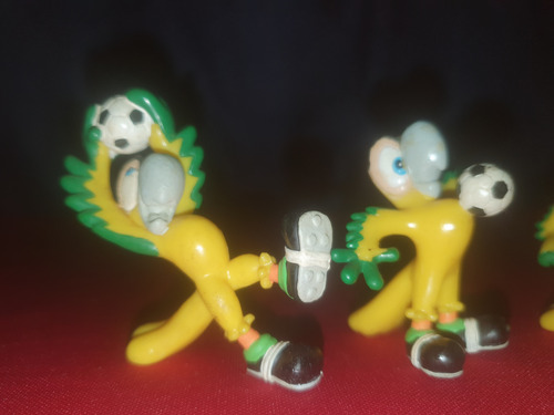 5 Mascotes Petrobrás Copa 1998 *raro (Usado)