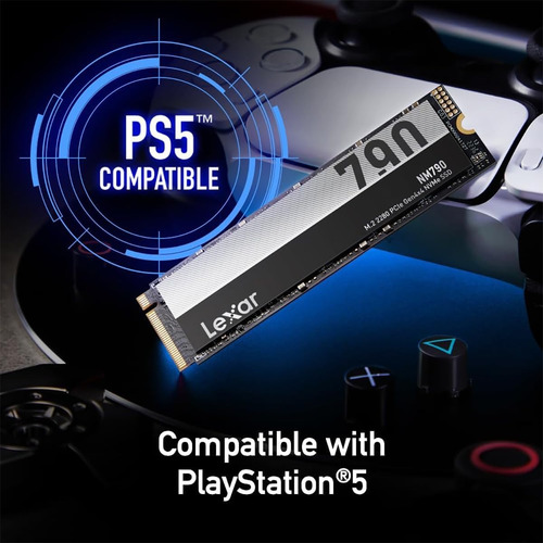 Ssd Nvme M.2 Lexar Nm790 2tb Compatível Ps5 Preto