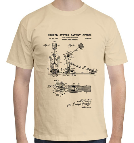 Playera Para Bateristas, Pedal Bombo -hombre