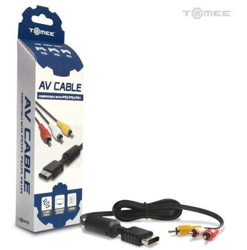 Cable Av Estándar Tomee Para Ps3, Ps2, Ps1