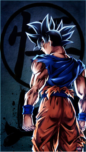 Poster Adhesivo Goku Vegeta Dragon Ball Z-super 40x70cm #413
