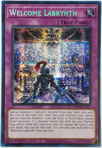 Welcome Labrynth Mp23 Yugioh Tcg 