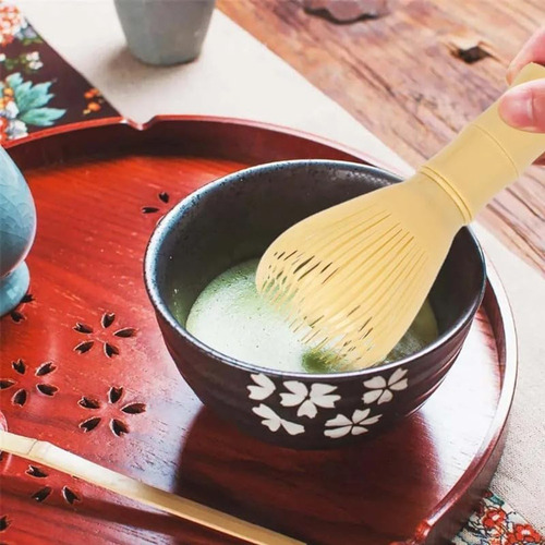 2 Peças De Resina Pp Matcha Whisk Chasen Tools Para Matcha G