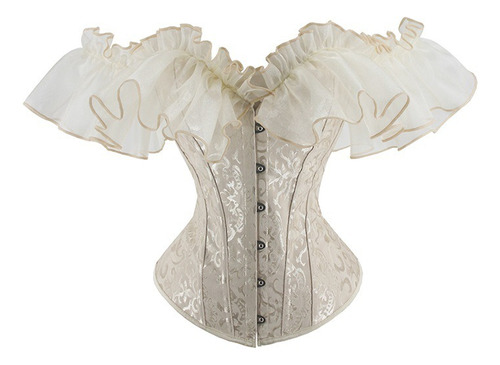 Cinturón Faja Corsette Victoriano Corset Modelador Floral