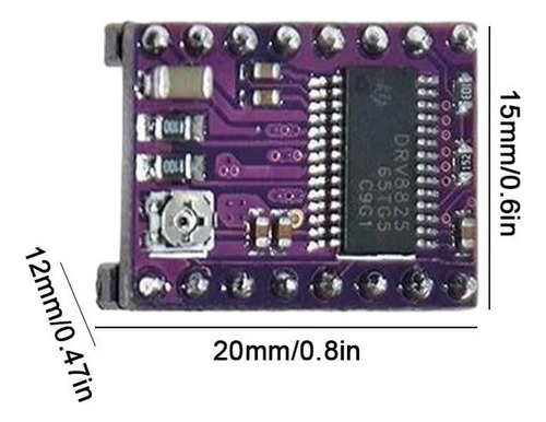. 4 Pzas Driver Drv8825 Motor Pasos 3d Cnc Arduino +