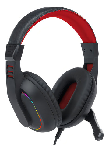 Auriculares Gamer Redragon H120rgb Ares Rgb Aux 3.5 Mm X 2 Negro