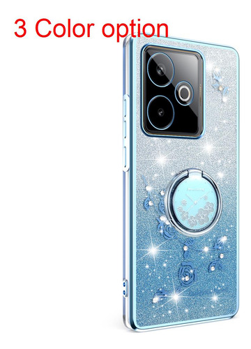 Funda Con Diseño De Flores Brillantes Para Huawei Nova 7i/8i/9/9 Pro/7 Pro/8 Se Con Soporte, A Prueba De Golpes