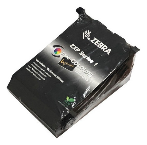 Cinta negra 1.000 Impr para Zebra Zxp1 Código: 800011-101