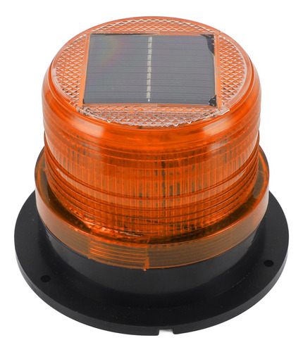 Td Baliza Solar, Luz De Precaución, 8 Led, Sensor Del