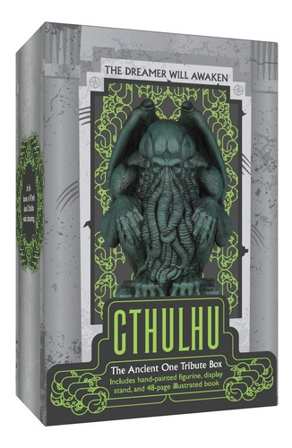 Figura Cthulhu + Libro Folleto The Ancient One H P Lovecraft
