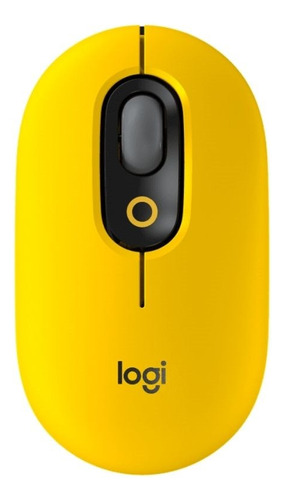 Mouse Inalámbrico Logitech Pop Bluetooth Amarillo Blast