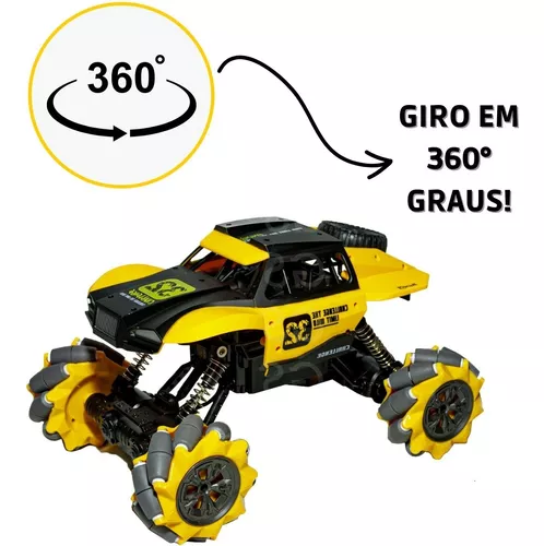 Carrinho Controle Remoto Formula 1 Drift Racing Gira 360