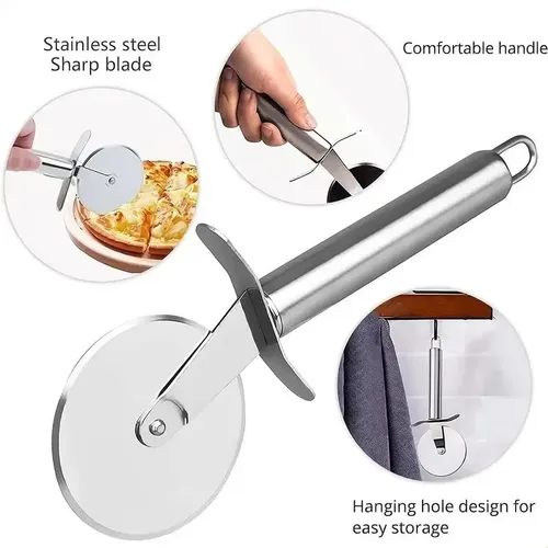 Cortador De Pizza De Acero Inoxidable 1 Zxcc+ | Cuotas sin interés