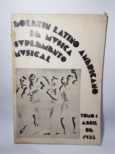 Antiguas Partituras Revista 1935 Boletín Latino Mag 56590