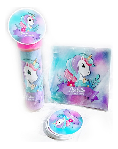 Burbujeros Personalizados X 25u, Unicornio